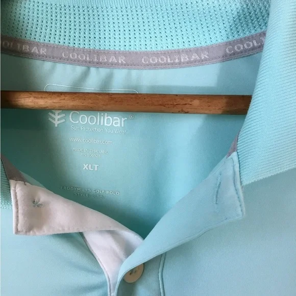 Coolibar Men’s Erodym Long Sleeve UPF 50 Golf‎ Polo - Picture 6 of 6
